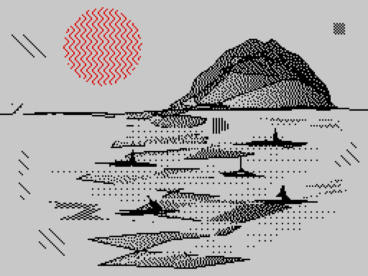 From an island